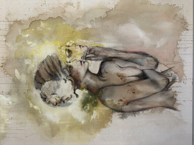 Zwei Seelen – Aquarell und Mixed Media